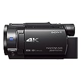 Sony FDR-AX33 4K Camcorder (Exmor R CMOS Sensor, 7,5 cm (3,0 Zoll) Touch Display, ISO Norm MI Zubehör Schuh) schw
