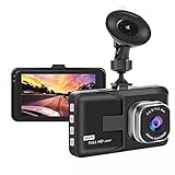 Dash Cam 1080p und 3-Zoll-große Screen-Auto-Kamera, dashcam mit 140 ° Weitwinkellinsen- und -schleifenaufzeichnung, dashcam-Kamera mit Nachtsicht, G-Sensor, Parküberwachung und Bewegungserkennung