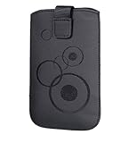 Handytasche Circle passend für Nokia Lumia 930 Handy Tasche Schutz Hülle Slim Case Cover Etui schw