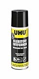 UHU Klebstoffentferner Spray Sprühdose, Super stark und effizient zum Entfernen von Klebstoff- und Farbrückständen, Ölflecken oder Fett, 200