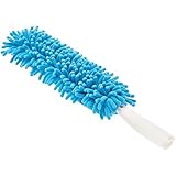 Amazon Basics - Chenille-Staubwedel, 5 Pads, blau und weiß