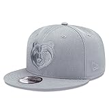 New Era Memphis Grizzlies 9FIFTY Basic Color Snapback Hat Adjustable Grey Cap