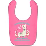 Shirtracer Statement Sprüche Baby - Lama Ich bin so süß ich könnte Zucker Pupsen - Unisize - Pink - lustige sprüche - BZ12 - Baby Lätzchen Baumw