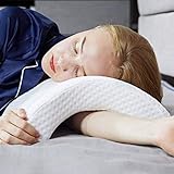 Pamura - WOHLIG - Memory Foam Kissen - Nackenkissen - Memory-Schaum - Bogen U-förmig - Anti-Druck Handk