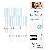 Ovy® Ovulationstest zum Nachweis des Eisprungs | 15 LH Eisprung Test-Streifen | Fruchtbarkeitstest für Frauen | als Kinderwunsch Hilfsmittel geeignet und zum schwanger w