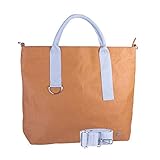 WOLA Damen Shopper Handtasche Papier 41x33cm ORIGAMI vegan g