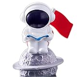 DOXIQI Astronaut Figuren Dekoration Niedliche Mini Space Statue Miniatur Nachtlicht Desktop Kleine Ornament Wohnzimmer Dek