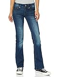 G-STAR RAW Damen Jeans Midge Saddle Mid Waist Bootcut, Blau (Dk Aged 6553-89), 32W / 30L