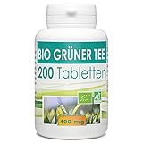 Bio Grüner Tee 400mg - 200 Tab