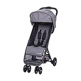 Safety 1st Buggy Teeny, Ultrakompakt Zusammenklappbarer Kinderwagen inkl. Passender Tragetasche, Ideal für die Reise oder die Stadt, Nutzbar ab ca. 6 Monate bis ca. 3 Jahre, Black Chic (schwarz)