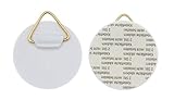 Glorex 6 1716 700 - Wandtellerhalter, selbstklebend, ca. 40 mm, 4 Stück, Tragkraft je ca. 500 g, zum einfachen Aufhängen von T
