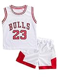 Odziezet Baby Kleidung Set Shirt Ärmlos + Shorts Junge Basketball Anzug 1-7 J