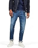 G-STAR RAW Herren Jeans 3301 Straight Tapered, Medium Indigo Aged 8968-6028, 29W / 32L