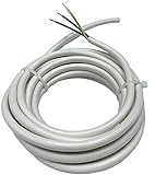 NYM-J 3x1,5mm² - Mantelleitung Feuchtraum Kabel Leitung Elektroleitung 3 adrig 1,5 mm2-3 - 5-10 - 15 20 Meter, Größe: 3 M