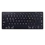 HEYXI Kabellose Tastatur 78 Tasten Mini kabellose Tastatur Ultraflache Bluetooth-kompatible 3.0 Multi-Systems-Tastatur für iPad/Windows Laptop Tab