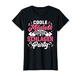 Damen Lustig Frauen Musik - Coole Mädels machen Schlager Party T-S