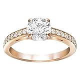 SWAROVSKI Damen-Ringe Edelstahl Kristall '- Ringgröße 58