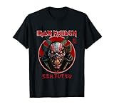 Iron Maiden Senjutsu Eddie Face Circle T-S