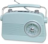 TERRIS,VDR 692,VINTAGE AA8RADIO, tragbaresnostalgisches Retro Radiomit modernster Smartphone Konnektivität inkl.Bluetooth, AUX-IN & DAB+, Musik hören mit einem einzigartigen Klang, b