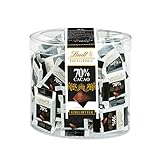 Lindt Excellence 70% Kakao Mini-Schokoladentäfelchen | 385g Packung | Einzeln verpackte intensive Edelbitter-Schokolade | Vegane Schokolade | Schokoladen-Großpackung für Adventskalender 2021