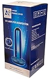 PRIMAC UV-03 38W UV C Desinfektion Lampe mit Ozon, mit Bewegungsmelder, Luftreiniger, gegen Viren Bakterien Schimmel Keimen Milben Motten, Geruch neutralisieren im Keller T