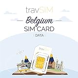 travSIM Belgier Prepaid SIM-Karte (Daten SIM für Belgien)-7GB Mobile Daten zur Verwendung in Belgien Gültig für 30 Tage - die SIM-Karte Funktioniert in über 15 L