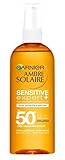 Garnier Ambre Solaire Sensitive Expert+ Nährstoff-Schutzöl, LSF 50+, 150 ml, 2 Stück