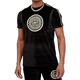 Glorious Gangsta Marcio T-Shirt, Velours, Schwarz, Schwarz , XL