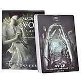 LOKOER Classic Tarot Magic Destiny Tarot Kartenhülle Weissagungskarten Magisches Brettspiel Volle englische Version 36 B