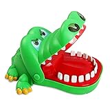 Sipobuy Crocodile Toy Classic Mund Zahnarzt Biss Finger Familie Spiel Kinder Kinder Action Geschicklichkeit Spiel Spielzeug