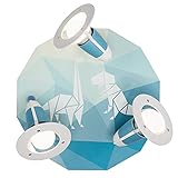 Elobra Kinderzimmerlampe Lampe für Kinder, Dino, Dinopoly, Dinosaurier Lampe Deckenlampe Wandlampe Kinderzimmer Babyzimmer Rondell Rondell Dinopoly b