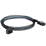 Mini SAS HD SFF-8643 Rechtwinkliges zu SFF-8087 Anschlusskabel 12 Gbit/s Servergeh?usekabel Hochgeschwindigkeits-Netzkab