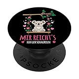 Mir Reicht's Ich Geh Schaukeln Schaukel Lustig Koala PopSockets mit austauschbarem PopGrip