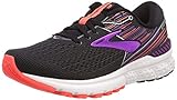 Brooks Damen Adrenaline Gts 19 Laufschuhe, Schwarz (Black/Purple/Coral 080), 35.5 EU