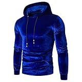 SLYZ Herbst Winter European Code Herren Reine Farbe Lässiger Kapuzenpullover Herrenjacke Schlanker Pullover Herrenob