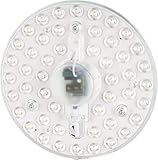 LED Modul 230V - 24W 2400lm - Umrüstsatz mit Magnethalterung - für Deckenleuchte Wandleuchte - warmweiß (3000 K)