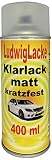 KLARLACK 1 Spraydose MATT 400ml Autolack Qualität von Ludwiglack