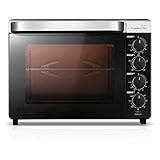 ZHZHUANG Küchen Toaster Ofen 32 Liter Kleiner Backofen Home Backen Multifunktionale Automatische Kleine Ofen Kuchen Brotofen Hähnchenbraten Grillförderer Pizzaö