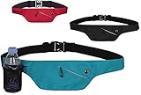 4Good Flache Hüfttasche BZW. Bauchtasche mit RFID Schutz 4 Farben als Laufgürtel für Damen und Herren Running BeltHell-B