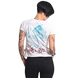 Yakuza Damen End Well Box Fit T-Shirt, Weiß, L
