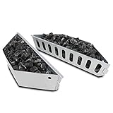 GFTIME Char-Basket für Weber Holzkohlengrills von 47, 57 und 67cm, 7403 Holzkohle Briquette Fuel Halter, direkte und indirekte Hitze Grill holzkohlekörbe, 2 PCS