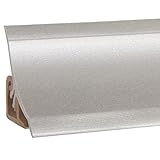 HOLZBRINK Küchenabschlussleiste Alu Silber Küchenleiste PVC Wandabschlussleiste Arbeitsplatten 23x23 mm 150