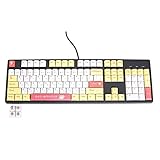 juqingshanghang1 128 Keys Shiba Inu Design Sublimation PBT Keycaps für mechanische Gaming-Tastatur-jap