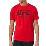 Reebok Mens T-Shirt, Red, L