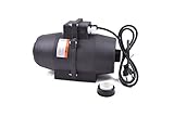 AQUADE Whirlpoolgebläse Gebläse Luftgebläse Airblower Blower für Whirlpool Gebläse: 700 W + Heizung 300W + O