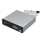 Sabrent Interne Kartenlesegeräte - USB 2.0 Super Schnell 75-in-1 internen Flash-Speicherkartenleser / Schreiber mit USB 2.0-Anschluss (CRW-UINB)