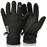 Handschuhe Kinder Winterhandschuhe Touchscreen Fahrradhandschuhe Fleece Wasserabweisend Laufhandschuhe Anti-Rutsch Radhandschuhe Outdoor Sport für 6-15 Jahre Jungen Mädchen (4--XXL)