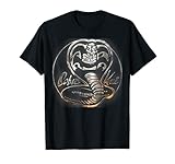 Cobra Kai Rusted Steel Snake Logo Graphic T-S