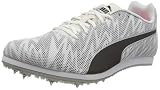PUMA Unisex Evospeed Star 7 Junior Leichtathletik-Schuh, Weiß White Black Silver, 38 EU