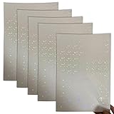 5 Blatt 8 27 x 11 69 Zoll gebrochenes Glas holografischer Premium-Kaltlaminatfilm Glitzer-Laminat-Overlay für Aufkleber selbstklebende F